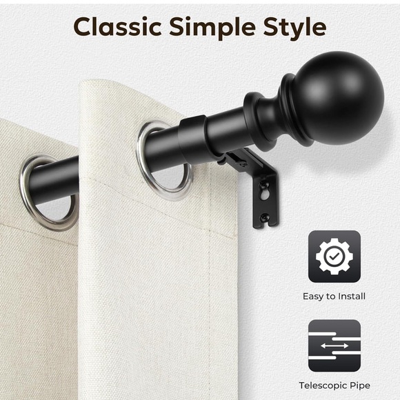 Other - NWT - New Adjustable Curtain Rods